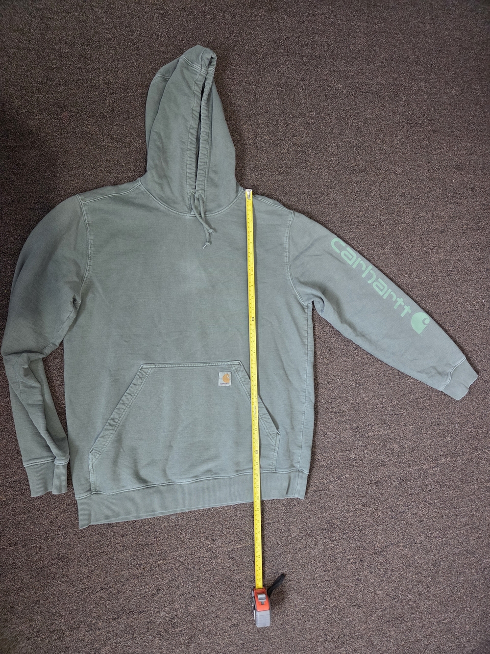 Carhartt - Hoodie | Relaxed Fit Faded Green | Men's Medium